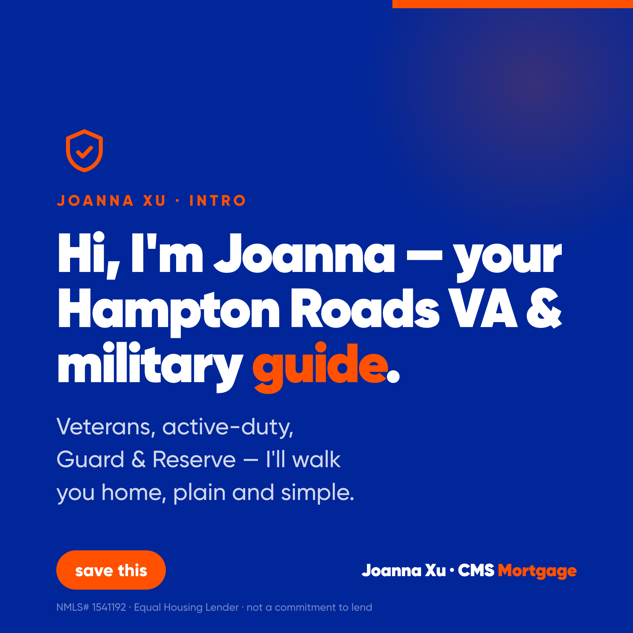 Hi, I'm Joanna — reintroduce graphic