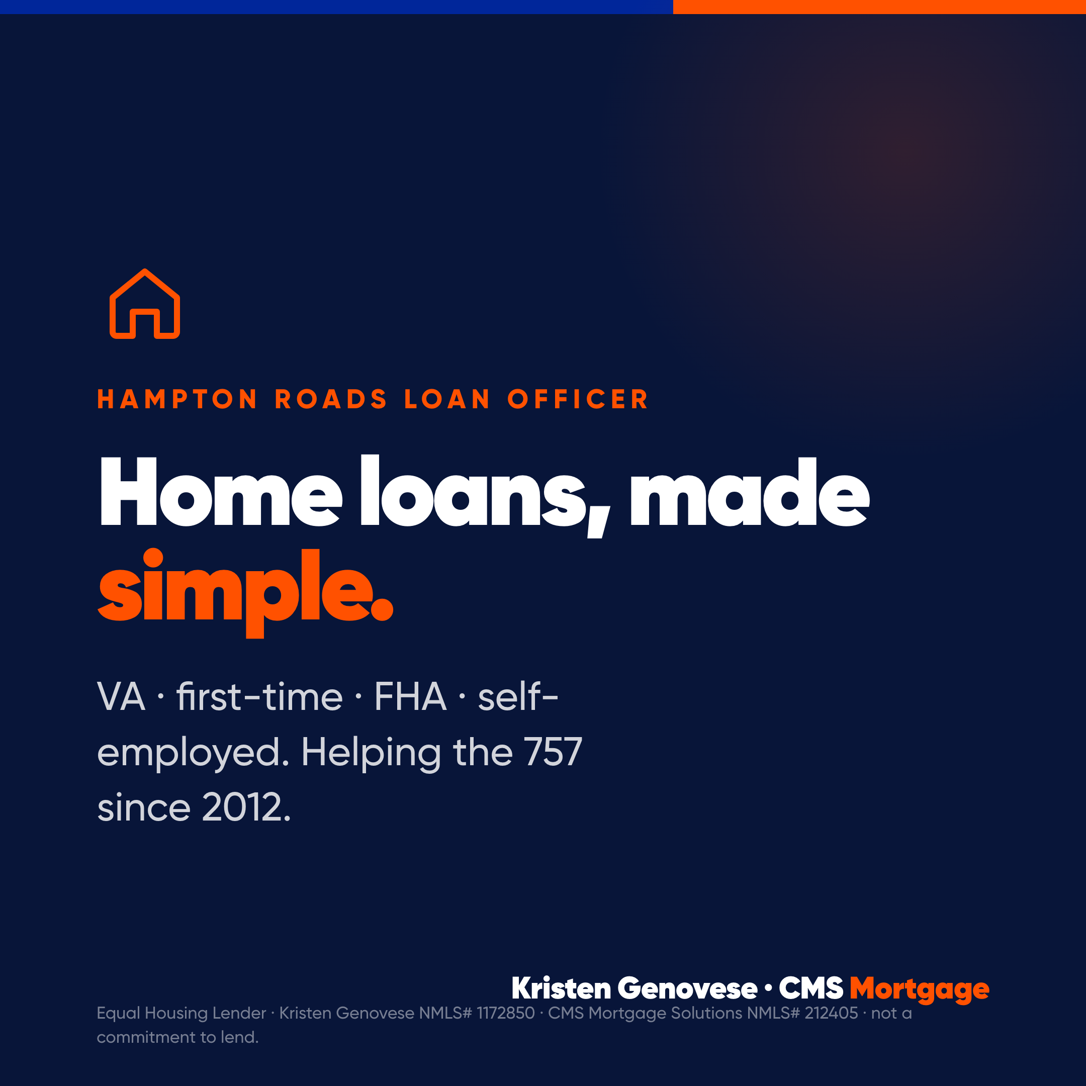 Hampton Roads home loans, made simple