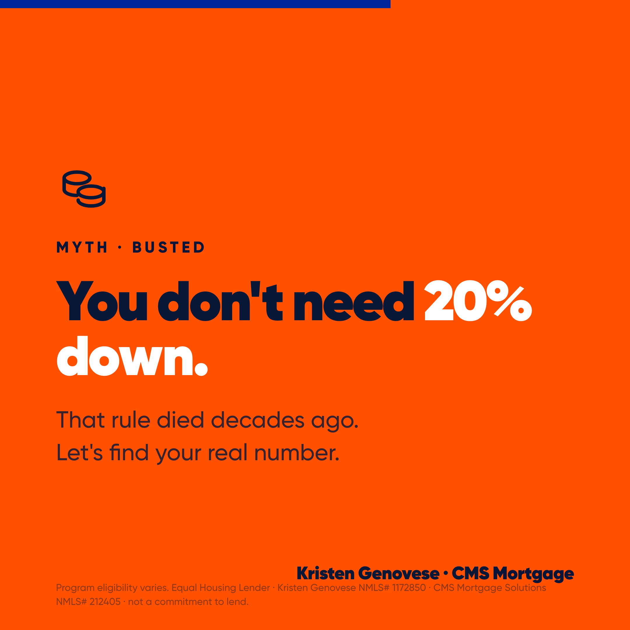 You don't need 20% down